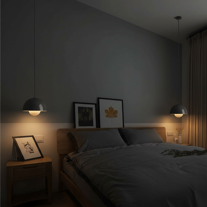 Pendelleuchte mit dimmbarer Lichtkuppel