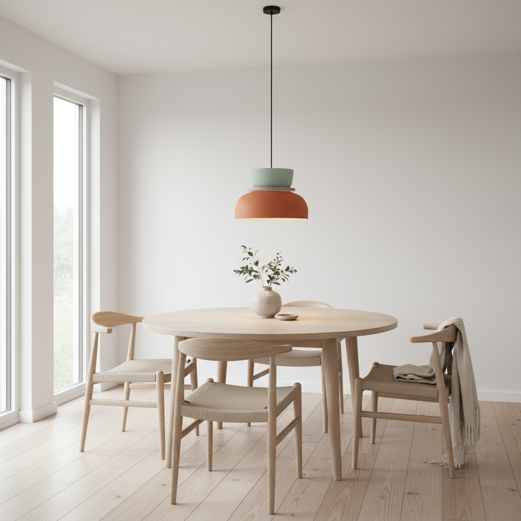 Pendelleuchte im Nordic Macaron Stil mit LED