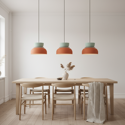Pendelleuchte im Nordic Macaron Stil mit LED
