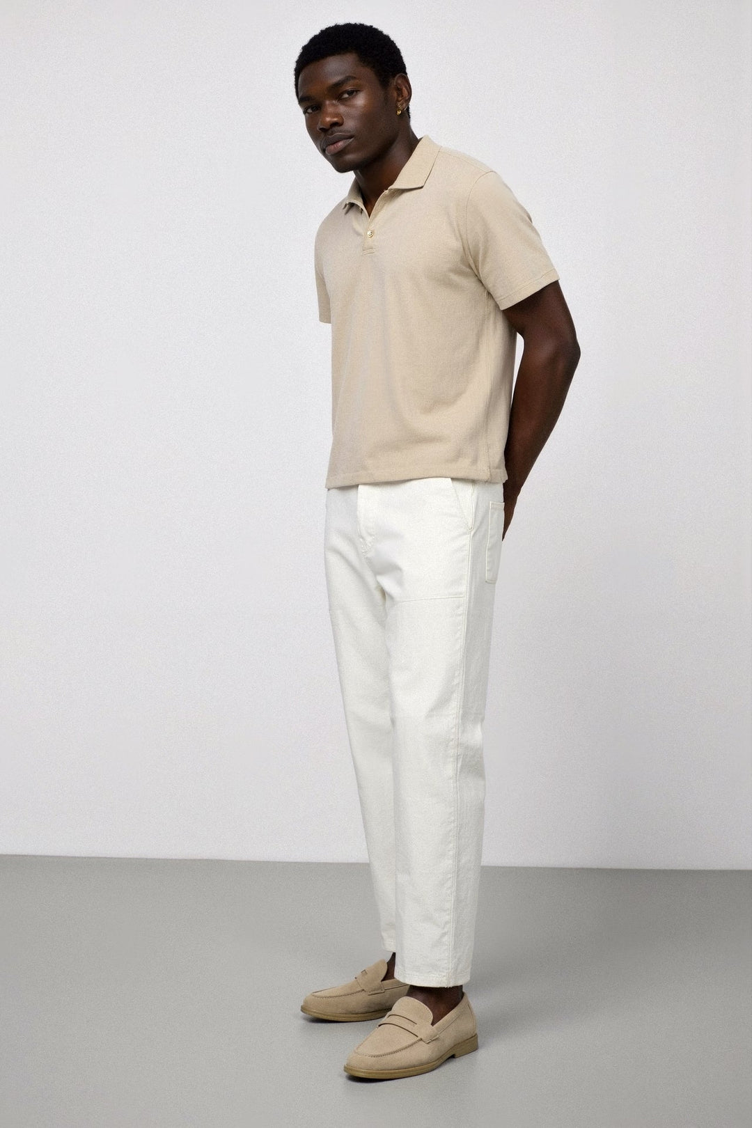 Herren Mokassins Im Old-Money-Stil Mit Schlichtem Design