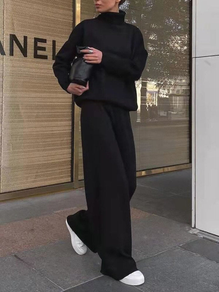 Damen Zweiteiliges Set Mit Eleganter Freizeitoptik