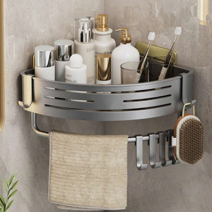 Duschablage Ecke Aluminium – Wandregal selbstklebend ohne Bohren