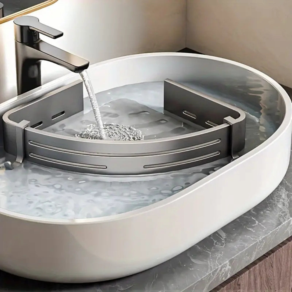 Duschablage Ecke Aluminium – Wandregal selbstklebend ohne Bohren