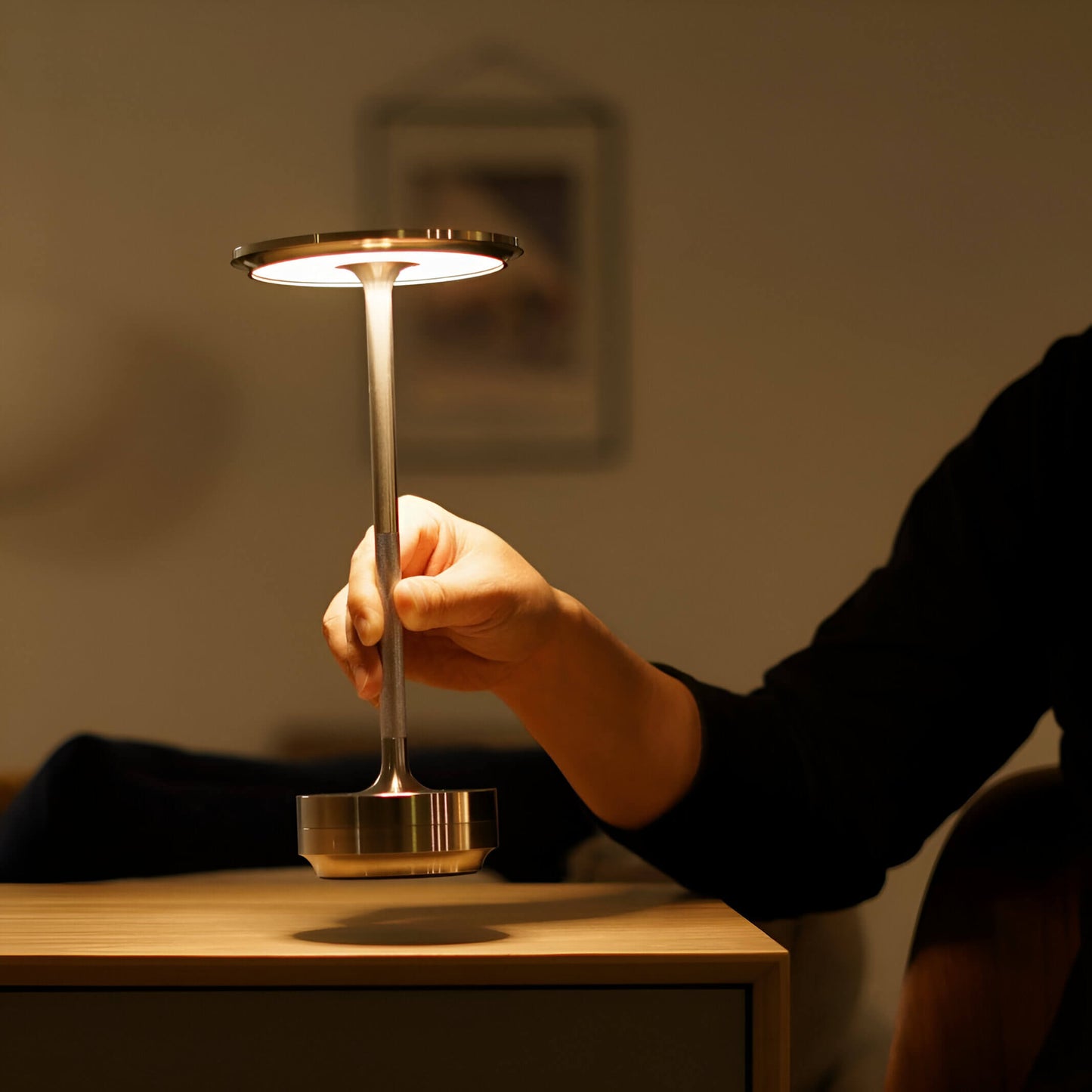 Kabelloses LED-Stimmungslicht – wiederaufladbar & dimmbar