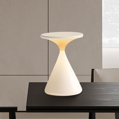 Kabellose LED-Tischleuchte in Sanduhrform – Dimmbar & USB-C wiederaufladbar