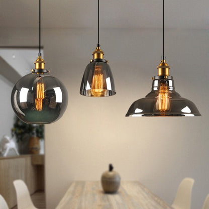 Antike Glas-Pendelleuchte – Vintage-Stil & dimmbar für stilvolle Räume