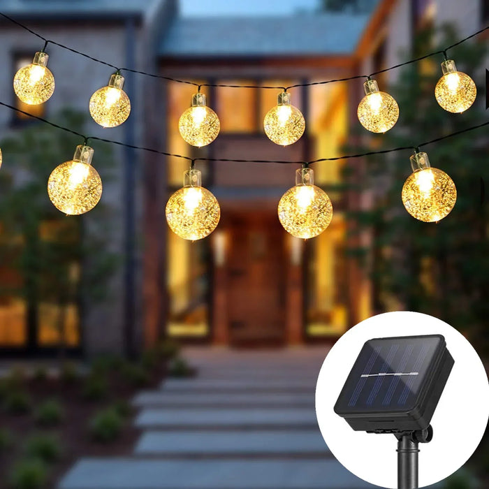Lichterkette Solar Mit Kupferdraht Für Weihnachtsdeko