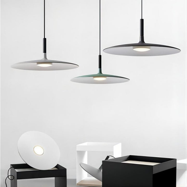Pendelleuchte Modern – Flache LED Deckenlampe für Esszimmer und Küche