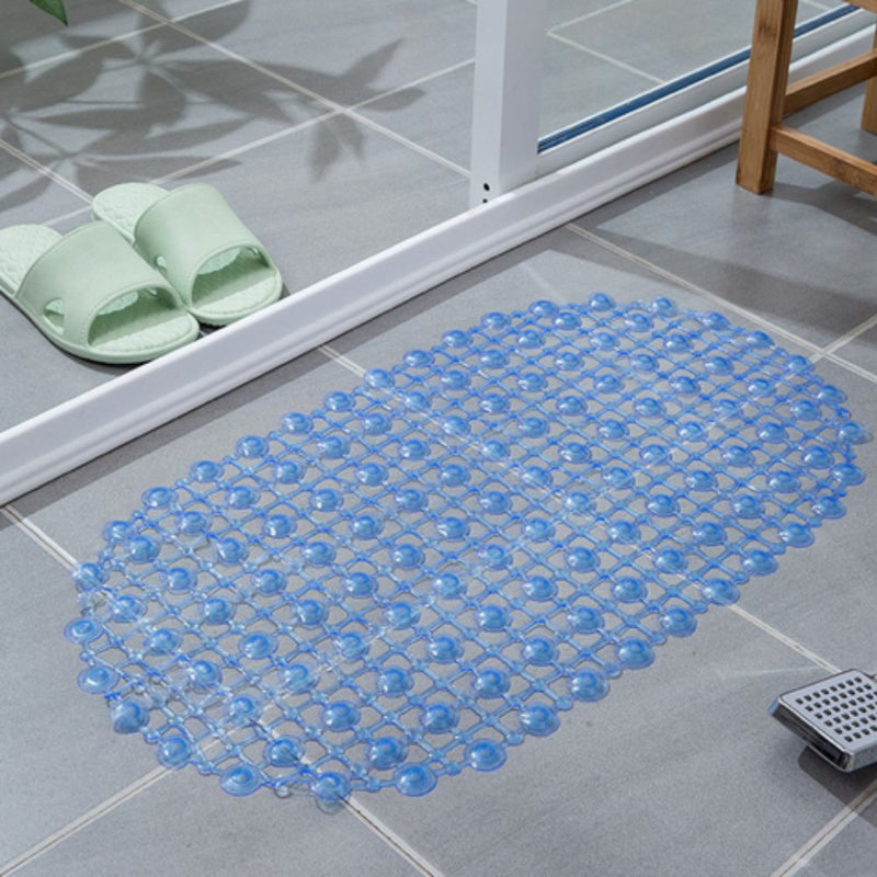 Rutschfeste Duschmatte mit Saugnäpfen & Schnellem Wasserablauf