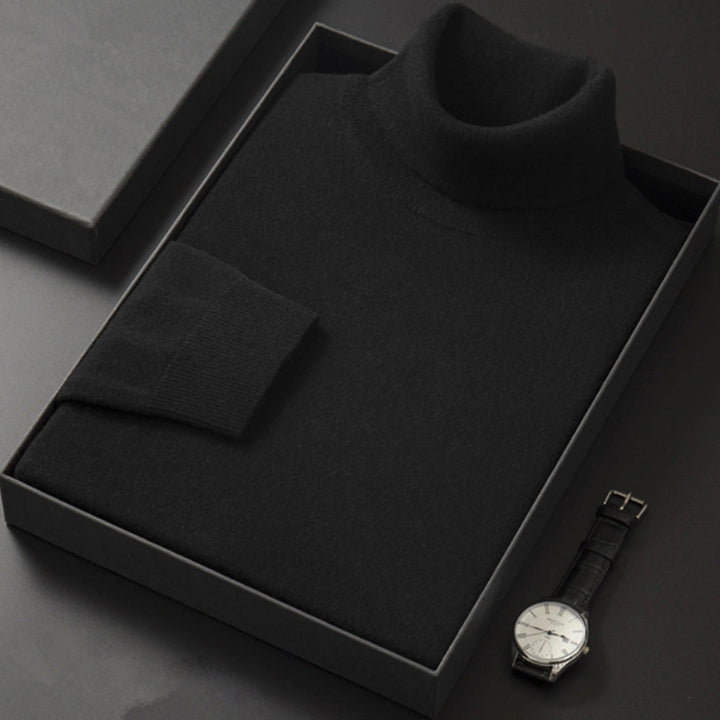 Herren Kaschmir Rollkragenpullover Mit Geschenkbox