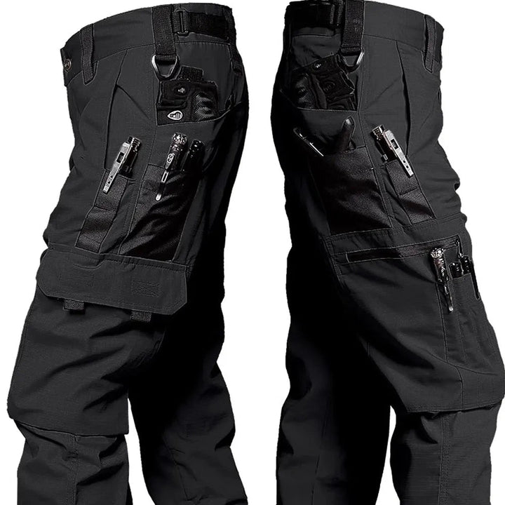 Herren Cargo Hose Mit Camo Muster Und Mehreren Taschen