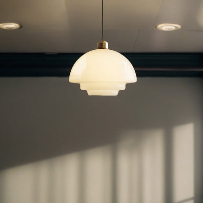 Moderne runde Glas Pendelleuchte für das Wohnzimmer