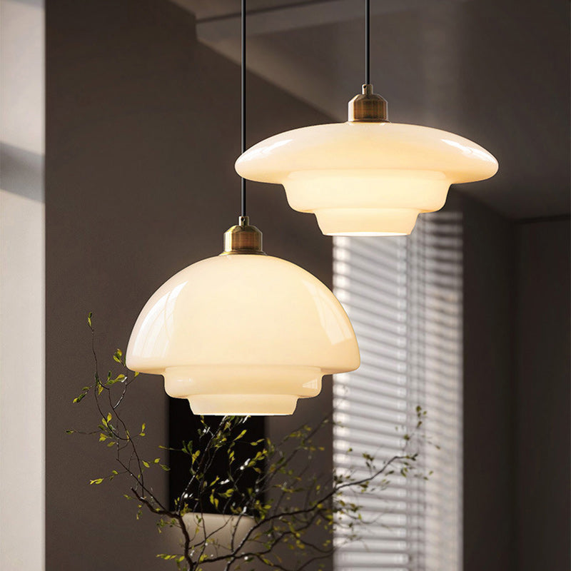 Moderne runde Glas Pendelleuchte für das Wohnzimmer