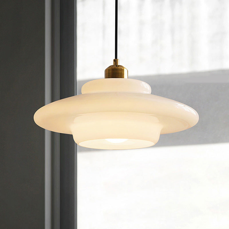 Moderne runde Glas Pendelleuchte für das Wohnzimmer