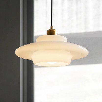 Moderne runde Glas Pendelleuchte für das Wohnzimmer
