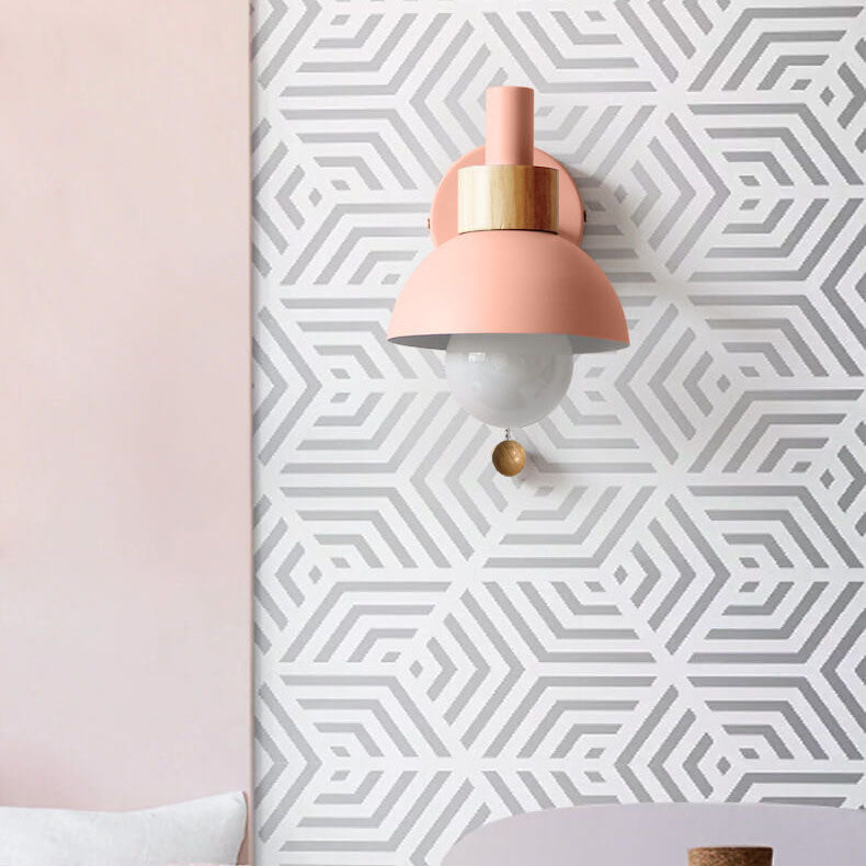 Moderne Glas Wandleuchte in Kugelform für das Wohnzimmer