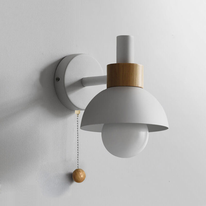 Moderne Glas Wandleuchte in Kugelform für das Wohnzimmer