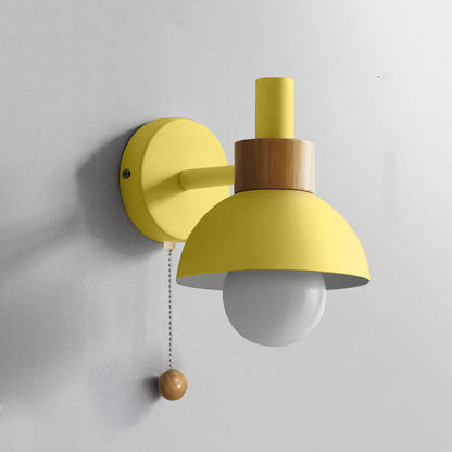 Moderne Glas Wandleuchte in Kugelform für das Wohnzimmer