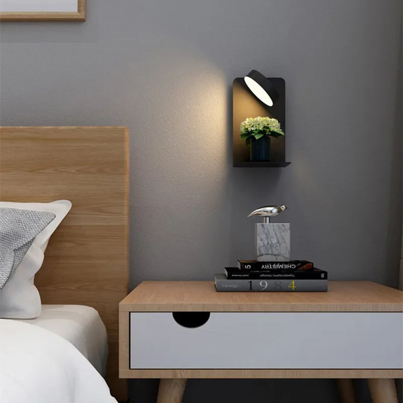 Stimmungsvolle moderne LED-Nachttischlampe für Schlafzimmer