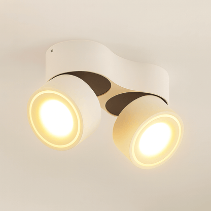 Deckenleuchte – Verstellbarer LED Doppelstrahler im modernen Design