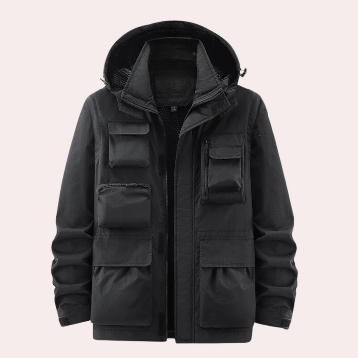 Herren Winterjacke Mit Wetterfestem Design