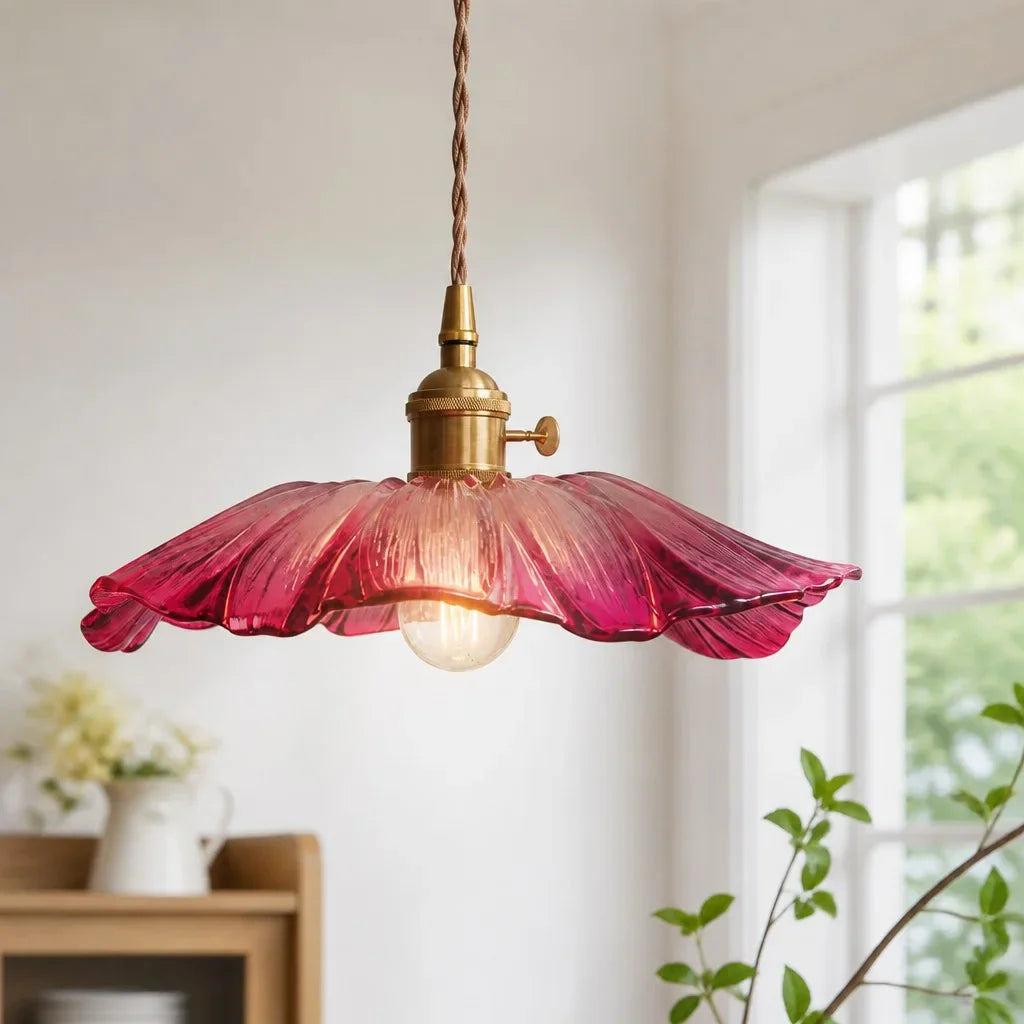 Pendelleuchte Aus Glas Im Vintage Design