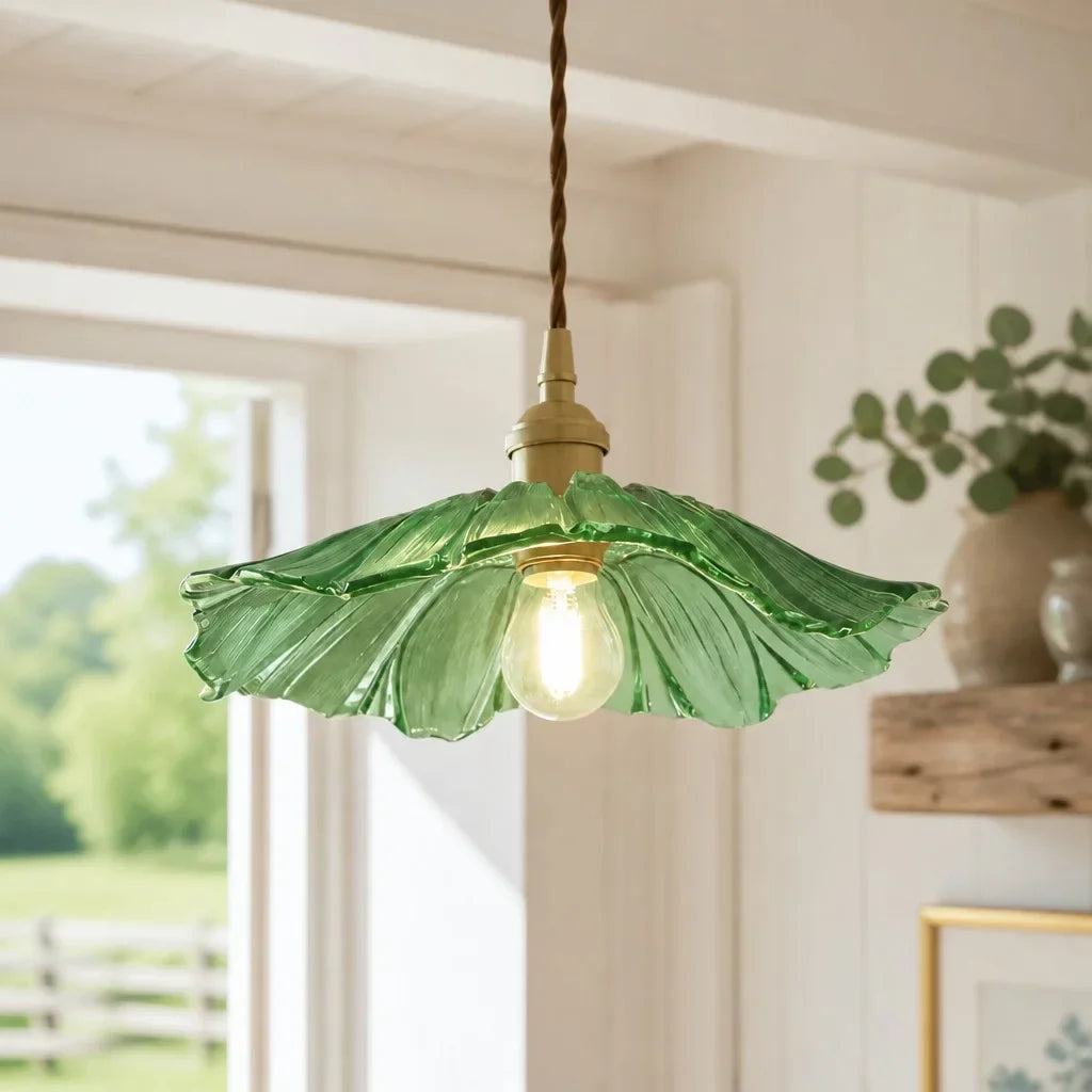 Pendelleuchte Aus Glas Im Vintage Design
