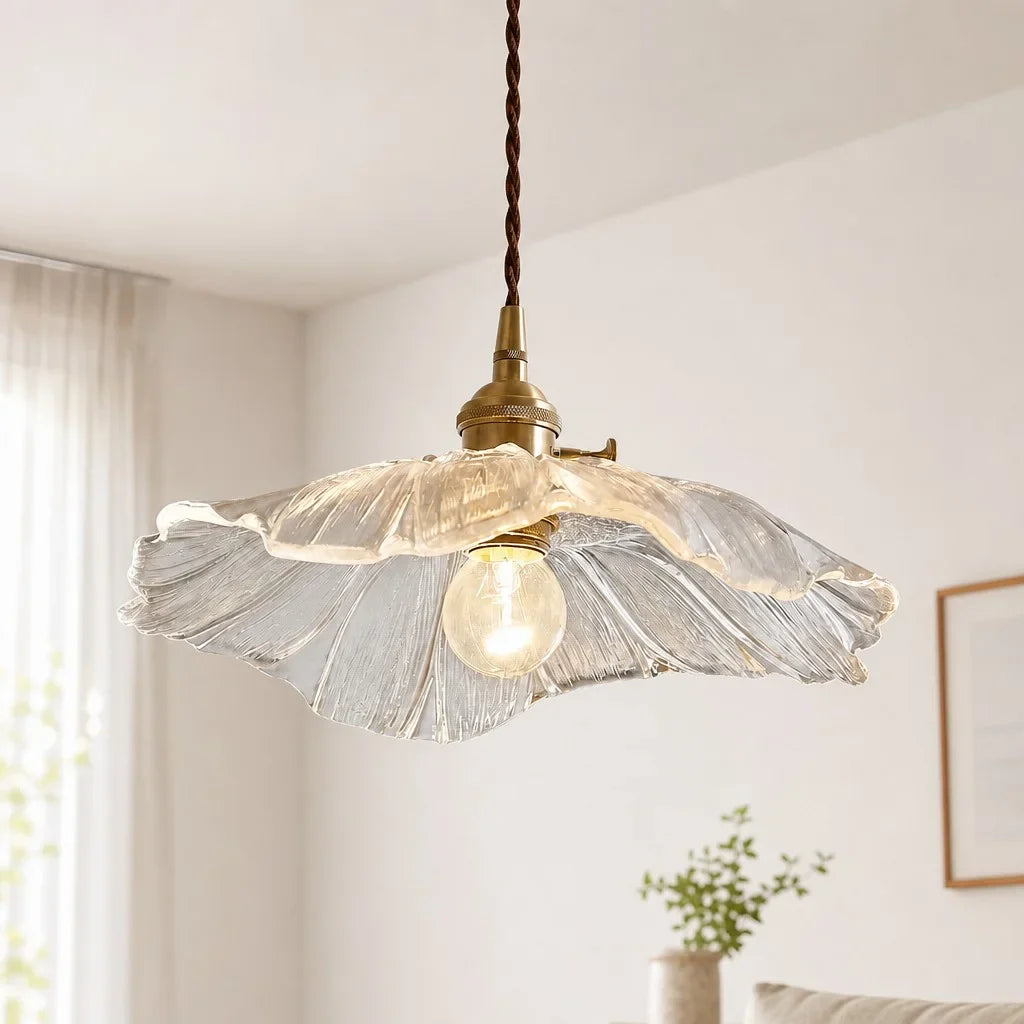 Dekorative Pendelleuchte aus Glas für Wohnzimmer, Esszimmer oder Küche