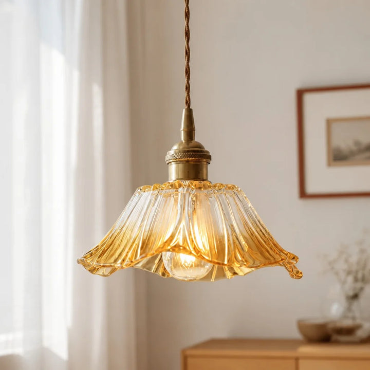 Pendelleuchte Aus Glas Im Vintage Design