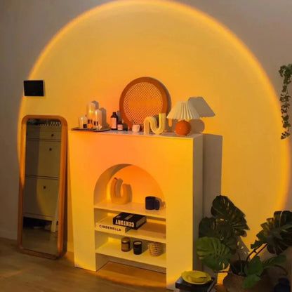Stimmungsvolle LED-Sunset-Lampe für warme Lichtmomente