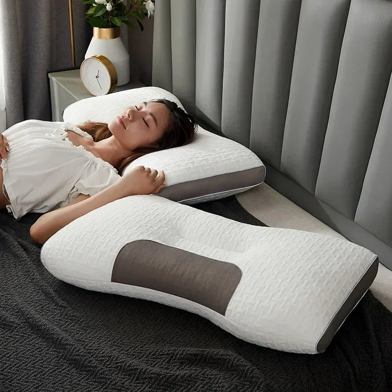 Schlafkissen mit entspannendem Design und sanfter Nackenstütze