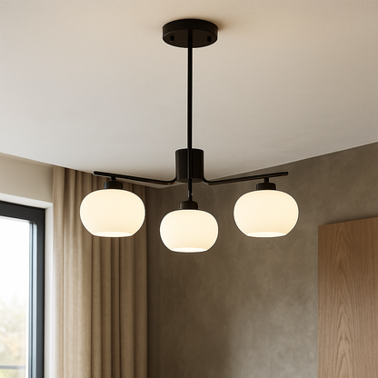 Hängelampe Kronleuchter – Modernes Glasdesign für Esszimmer und Schlafzimmer
