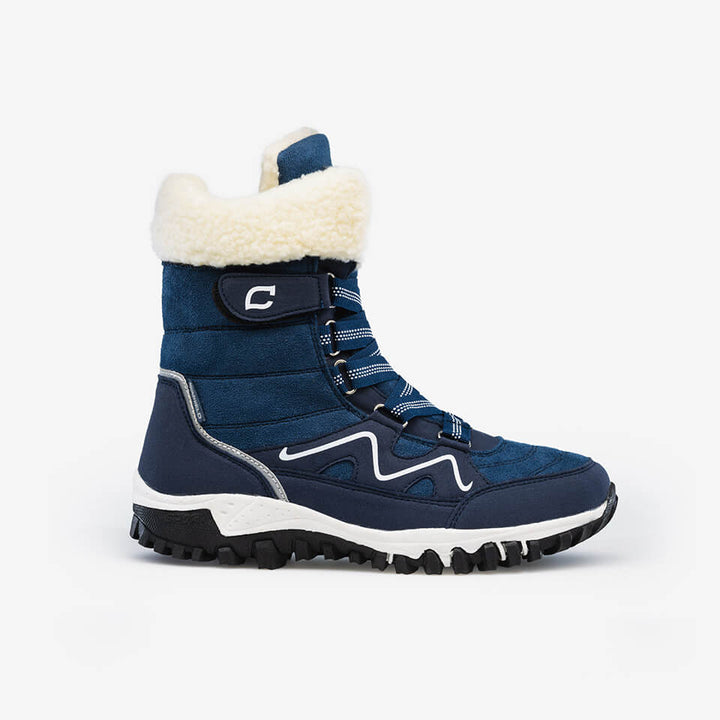 Damen Winterstiefel Mit Thermofutter Und Wetterfestem Design