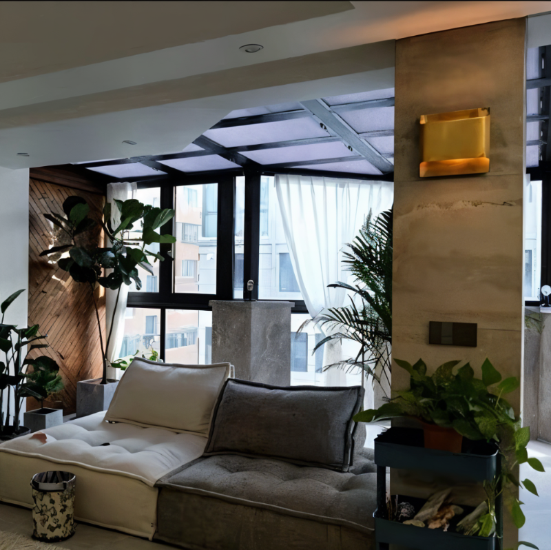 LED Wandleuchte Kupfer – Moderne Up & Down Wandlampe für Wohnräume