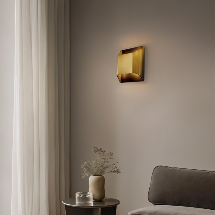 LED Wandleuchte Kupfer – Moderne Up & Down Wandlampe für Wohnräume
