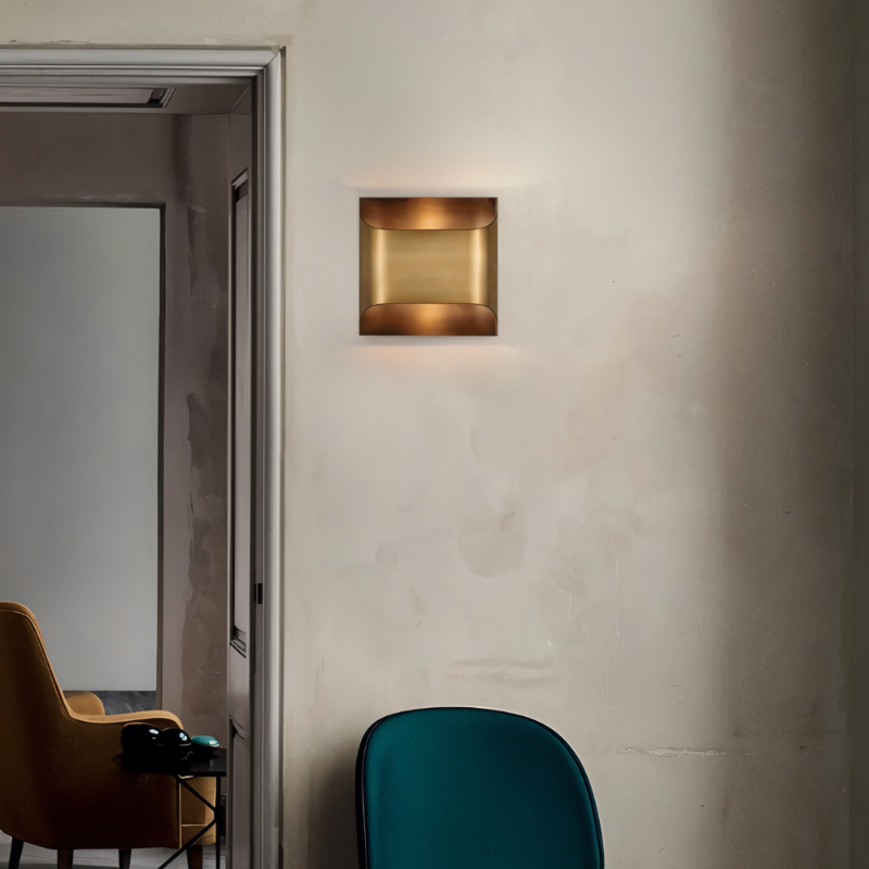 LED Wandleuchte Kupfer – Moderne Up & Down Wandlampe für Wohnräume