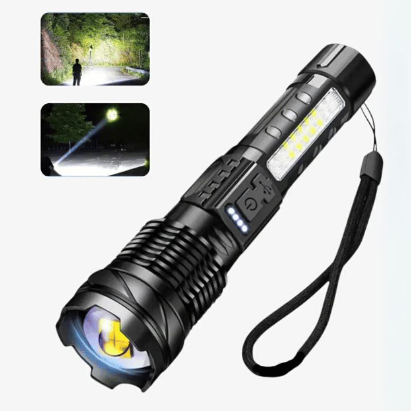 Ultrastarke Wiederaufladbare Led Taschenlampe Für Outdoor Und Notfall
