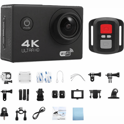 4K-Actionkamera mit WLAN und Fernbedienung