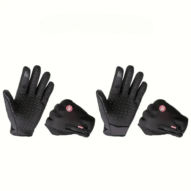 Wind- und wasserdichte Touchscreen-Handschuhe für Herren