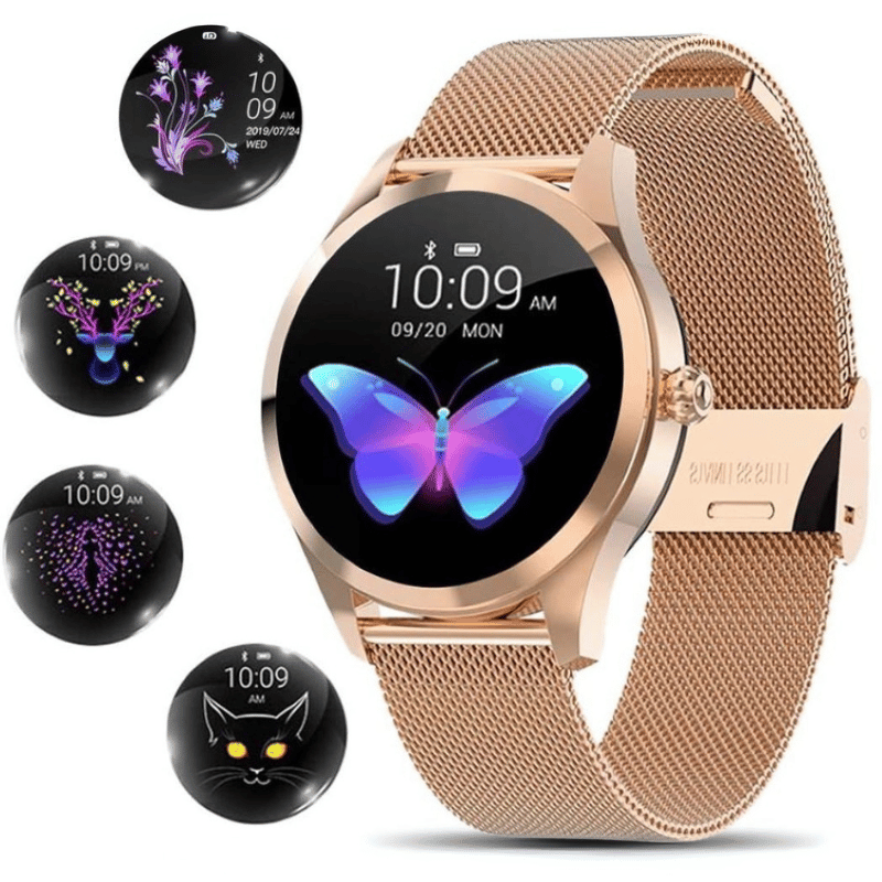 Smartwatch aus Edelstahl für Frauen