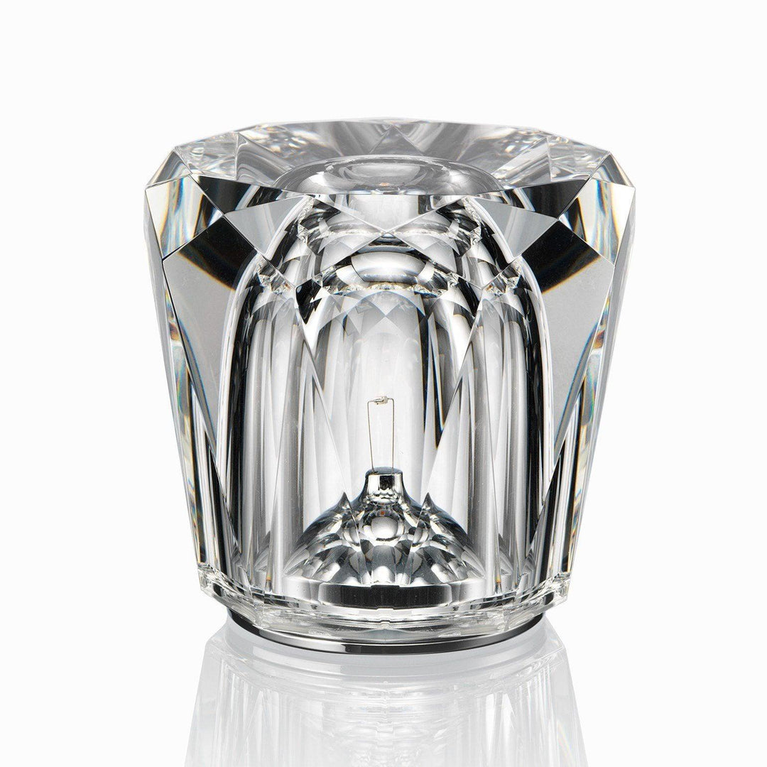 Kristall-Diamant Tischlampe mit integriertem Akku