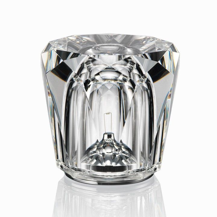 Kristall-Diamant Tischlampe mit integriertem Akku