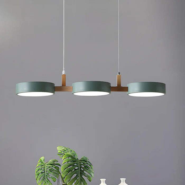 Moderne Metall-Deckenleuchte – flach, nordisch & dimmbar
