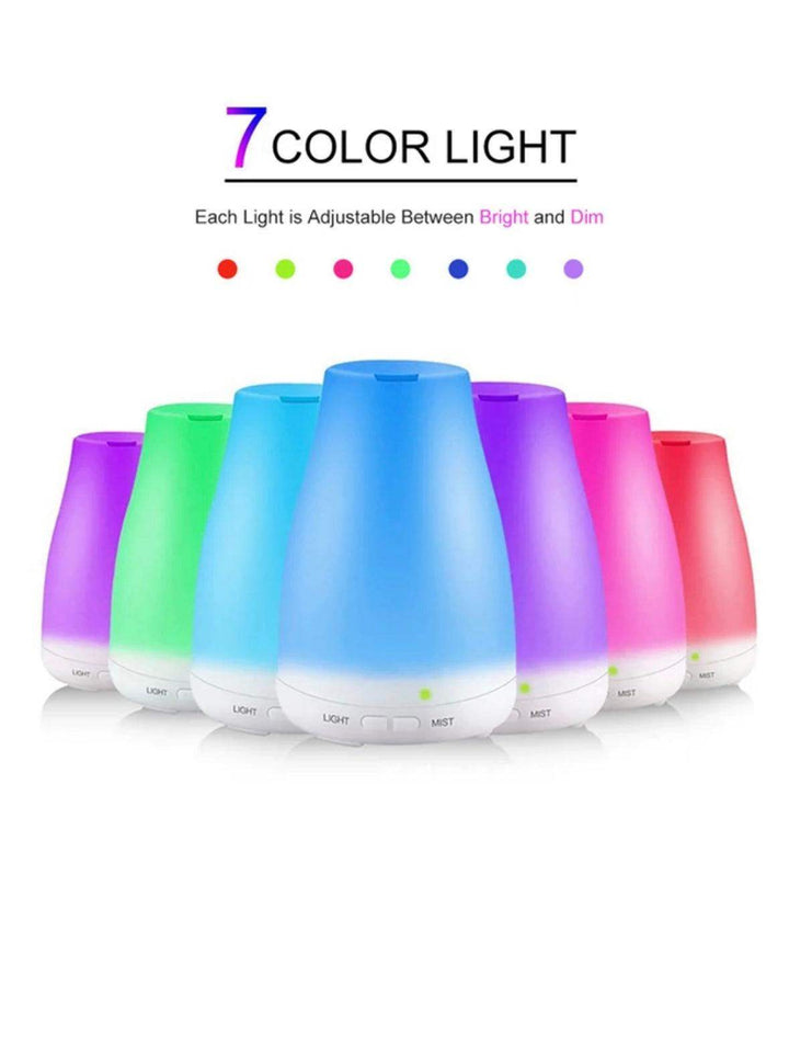 Weißer Aroma-Diffuser mit Fernbedienung für Duft und Beleuchtung