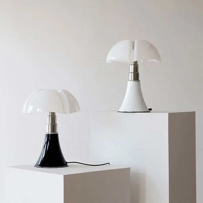 Designer-Tischlampe mit verstellbarer Höhe und dimmbarem Licht – Flower