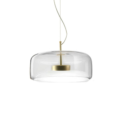 Moderne Glas-Pendelleuchte – klar, zeitlos & ideal für Essbereiche