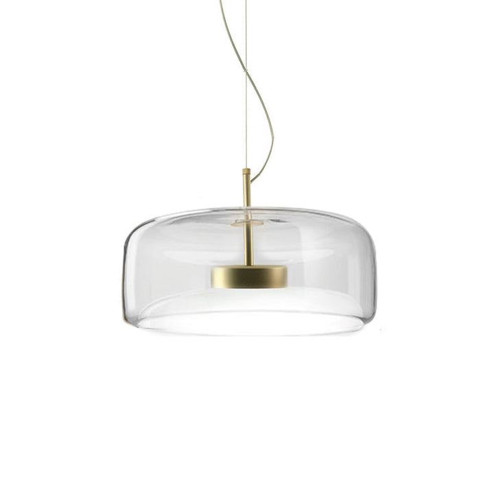 Moderne Glas-Pendelleuchte – klar, zeitlos & ideal für Essbereiche