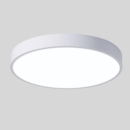 Nordische LED-Deckenleuchte aus Holz – Rundes Design im skandinavischen Stil