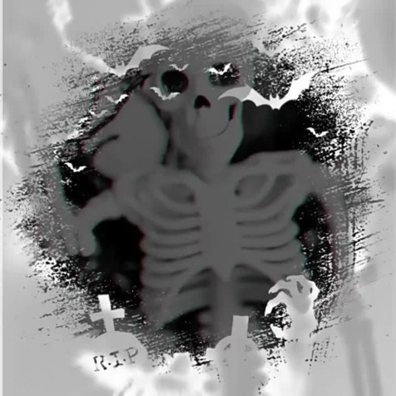 Halloween Gothic Skelett-Kürbis Türkranz – Gruselige Herbstdeko mit Kürbissen & schwarzen Zweigen