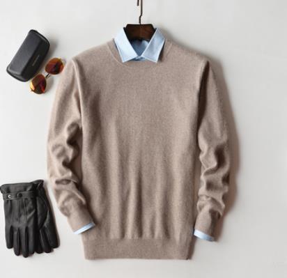 Herren Kaschmirpullover Mit Klassischem Schnitt